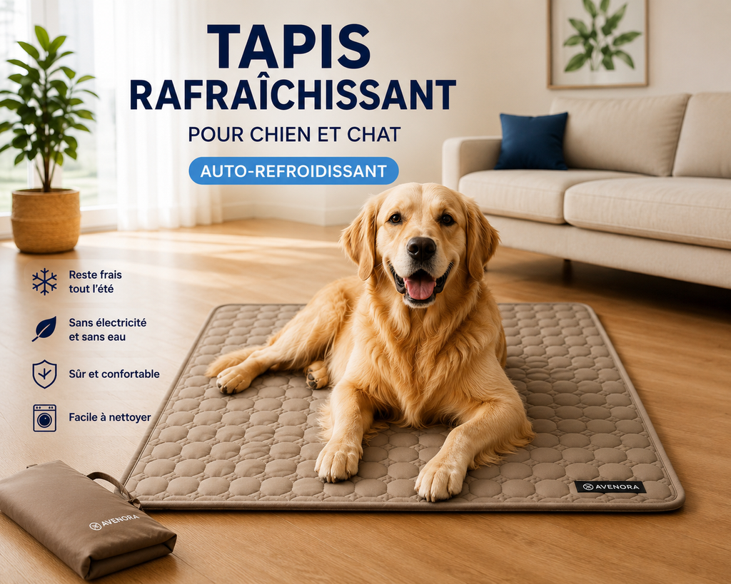Tapis Rafraîchissant pour Chien et Chat Auto-refroidissant / AVENORA