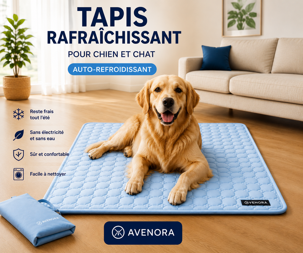 Tapis Rafraîchissant pour Chien et Chat Auto-refroidissant / AVENORA