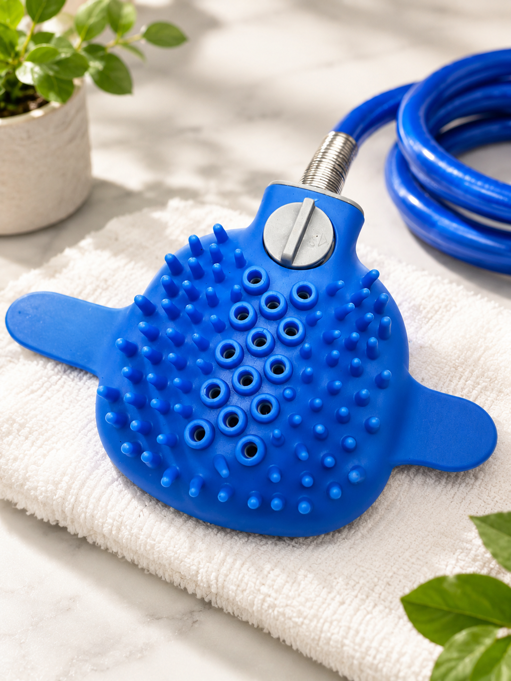 Accessoires de nettoyage pour animaux – Brosse de bain et douche d'extérieur pour chien